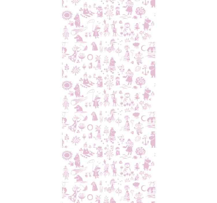 Whimsical Childhood Imagery wallpaper for the nursery - TenStickers