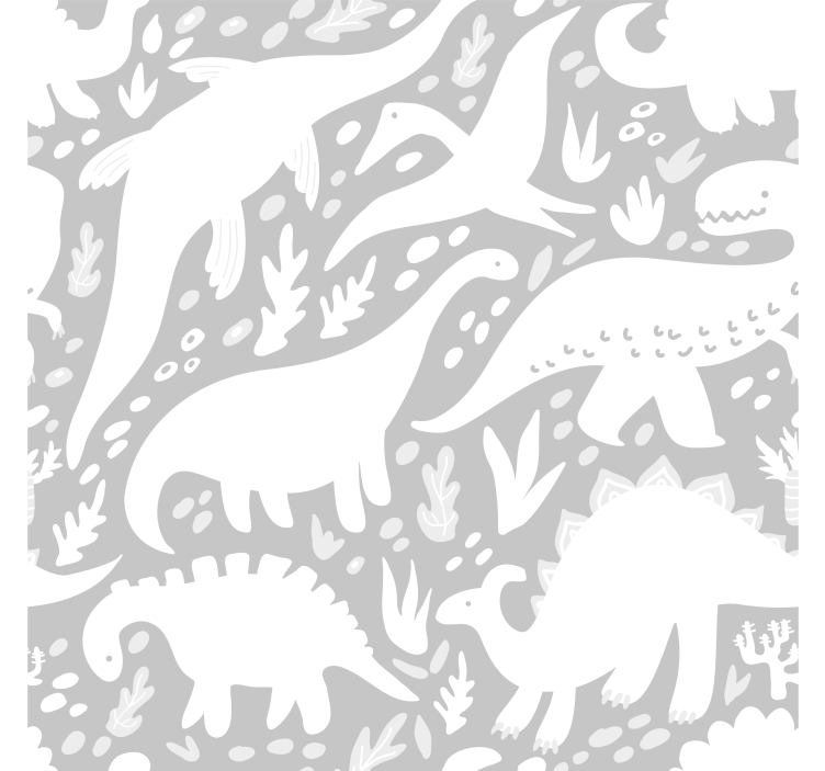 Dinosaur Menagerie dino wallpaper - TenStickers