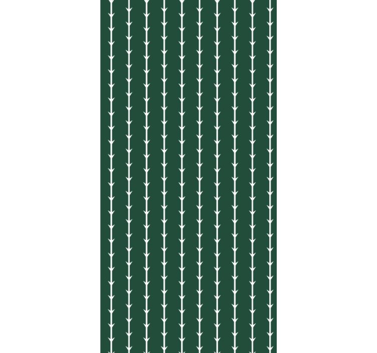 Wallpaper geometric bamboo pattern - TenStickers