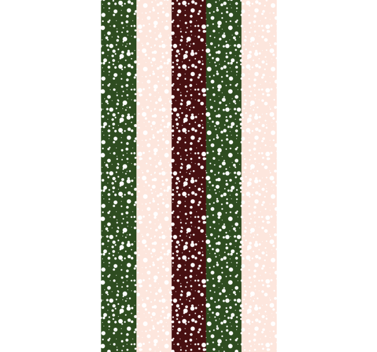 Striped Polka Pattern stripes wallpaper - TenStickers