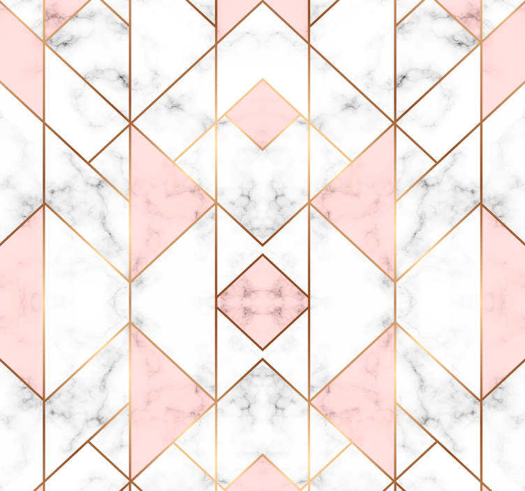 Geometric Marble Sophistication wallpaper geometric - TenStickers