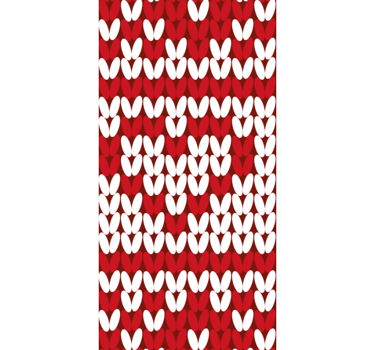 Heart Dot Pattern wallpaper dots - TenStickers