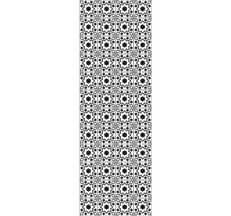 Geometric Tile Ensemble tiles wallpaper - TenStickers