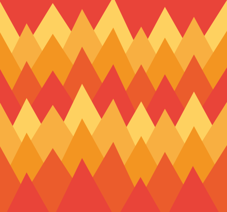Geometric Zigzag wallpaper geometric - TenStickers