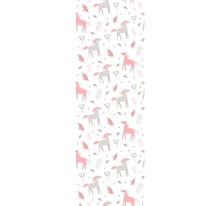 Pastel Fauna Pattern cute animal wallpaper - TenStickers