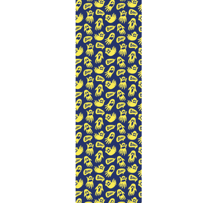 Ghostly Patterns halloween wallpaper - TenStickers