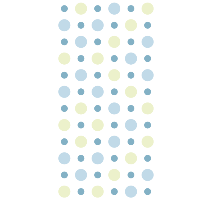 Polka Dot Serenity wallpaper dots - TenStickers
