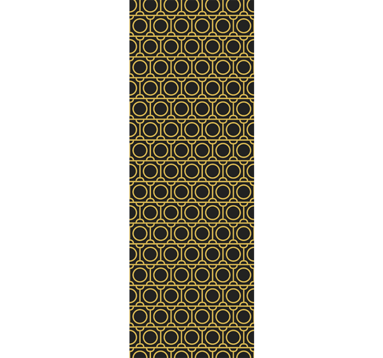 Shape-Based Rings wallpaper geometric - TenStickers