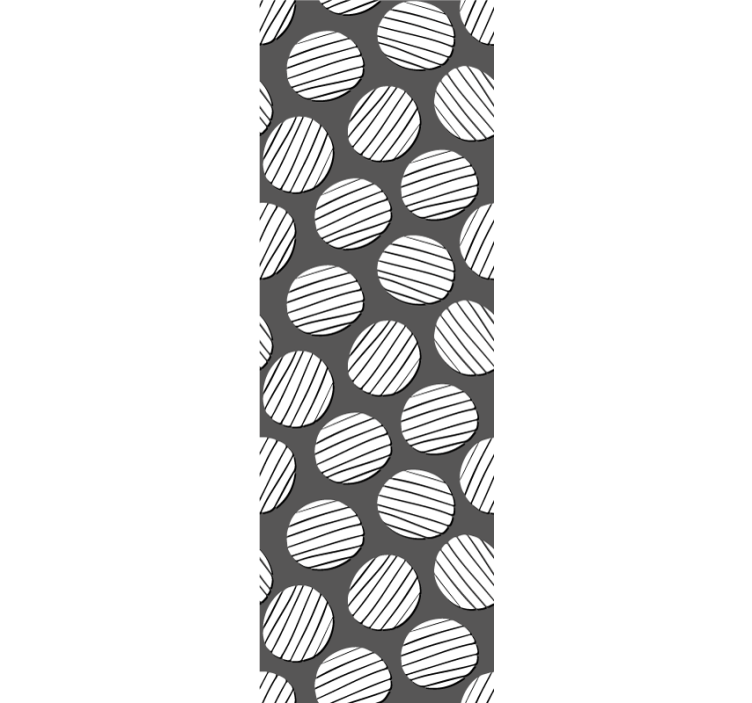 Wallpaper geometric circular pattern - TenStickers