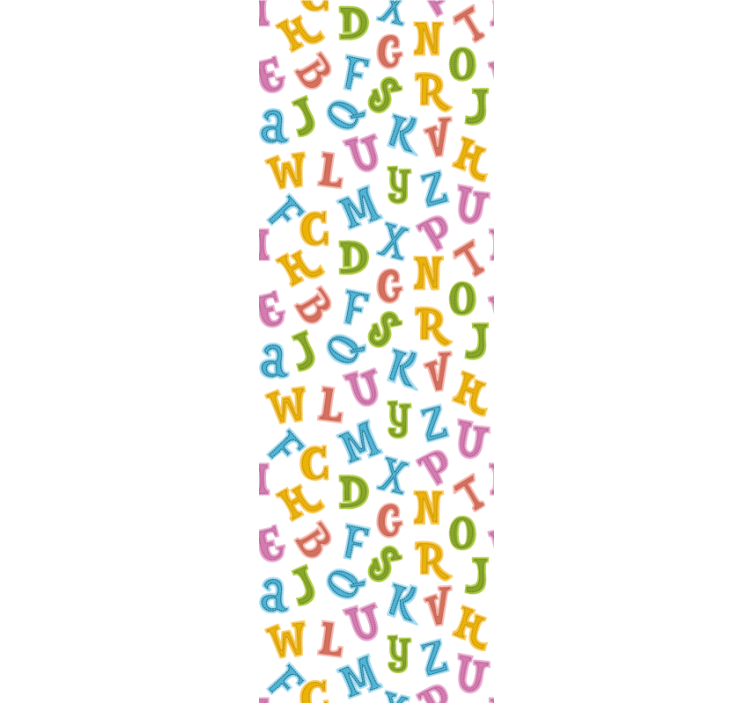 Alphabet Fun text wallpaper - TenStickers