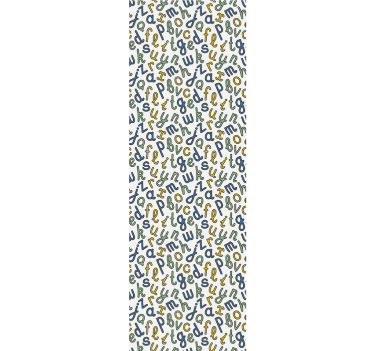 Alphabet Mix text wallpaper - TenStickers