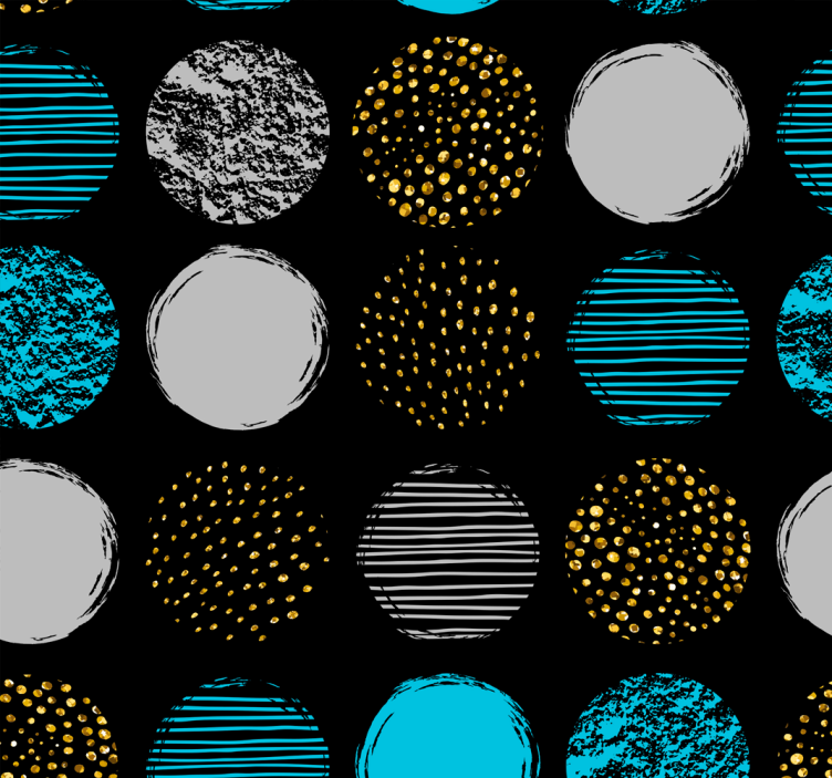 Wallpaper geometric dot collection - TenStickers