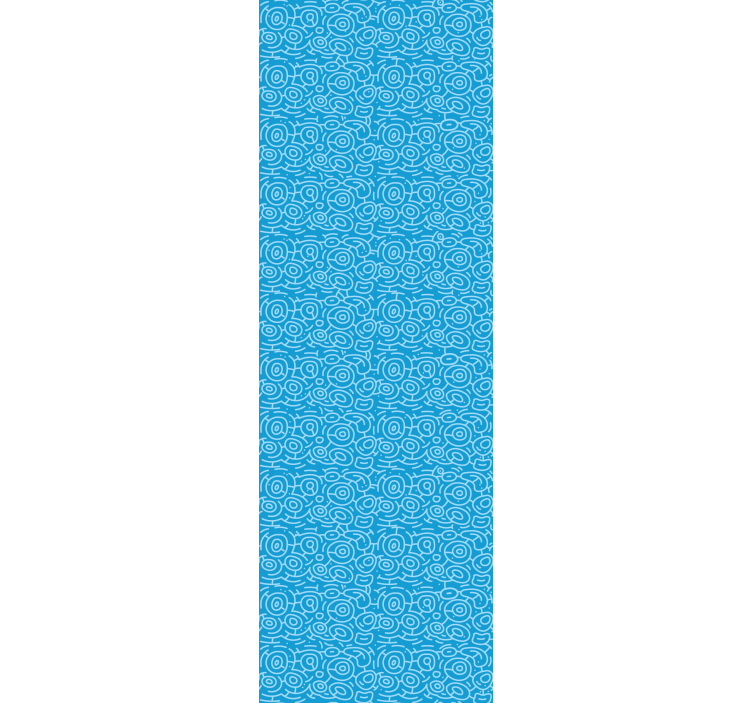 Wallpaper geometric spiral pattern - TenStickers