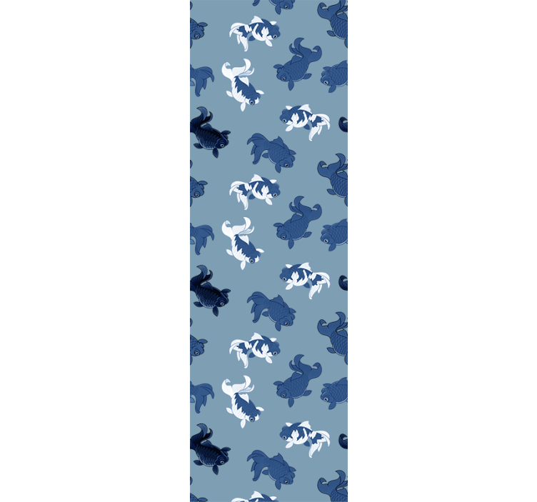 Whimsical Canines wallpaper of a dog - TenStickers