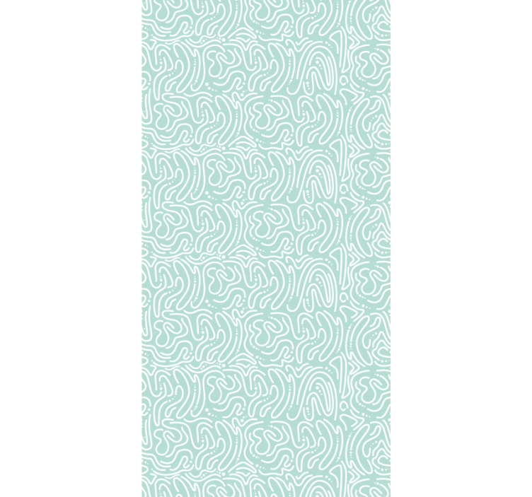 Green Maze abstract wallpaper - TenStickers