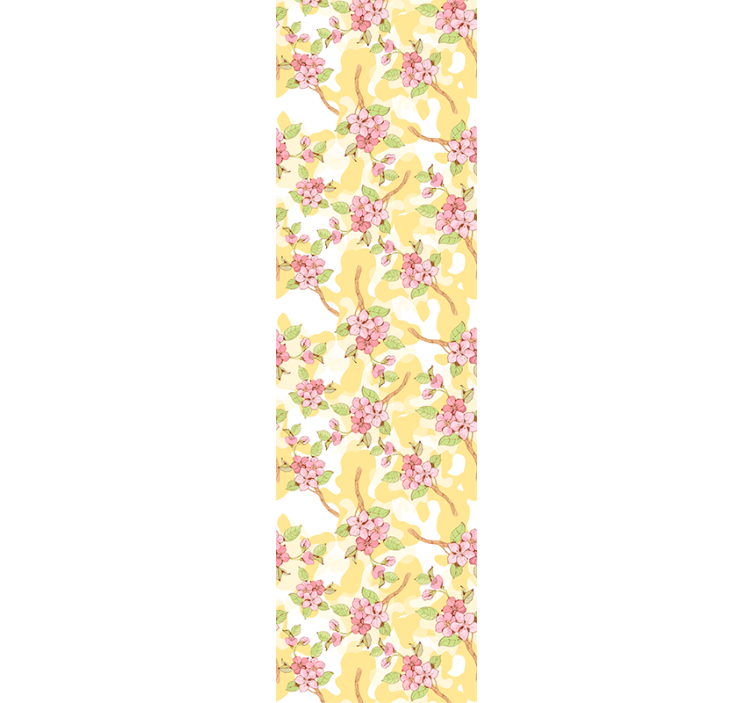 Floral Cascade flowers wallpaper - TenStickers