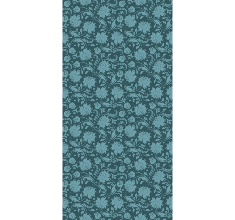 Ornate Flourish Pattern wallpaper flowery - TenStickers