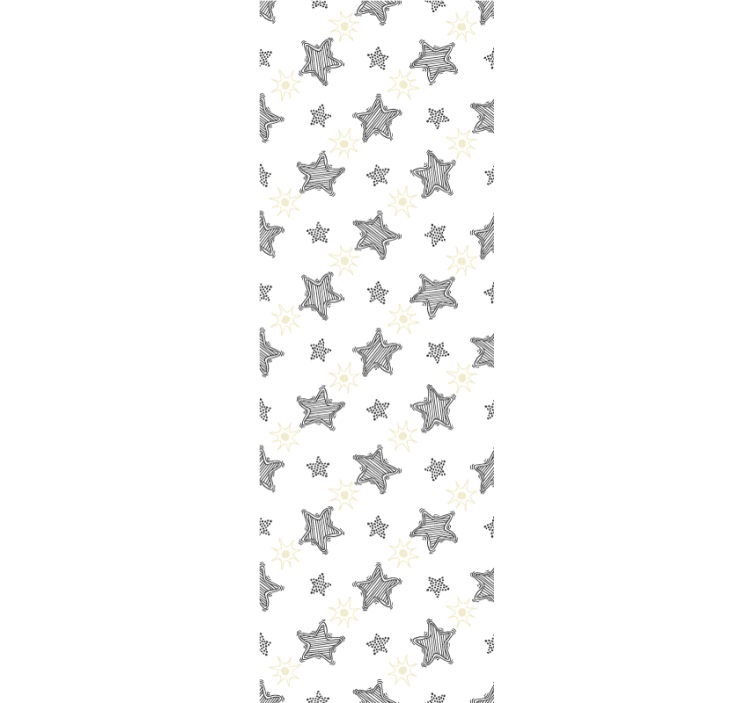Starry Motif stars wallpaper - TenStickers