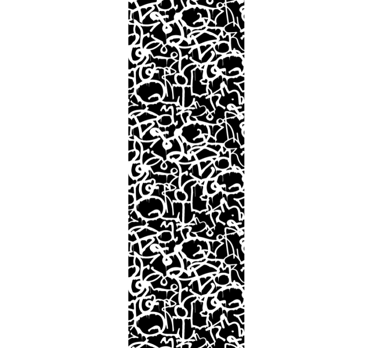 Alphabetic Chaos text wallpaper - TenStickers