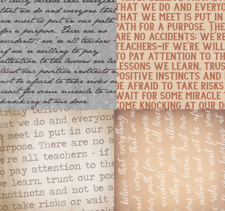 Marla Gibbs Quote Wood Wallpaper - TenStickers