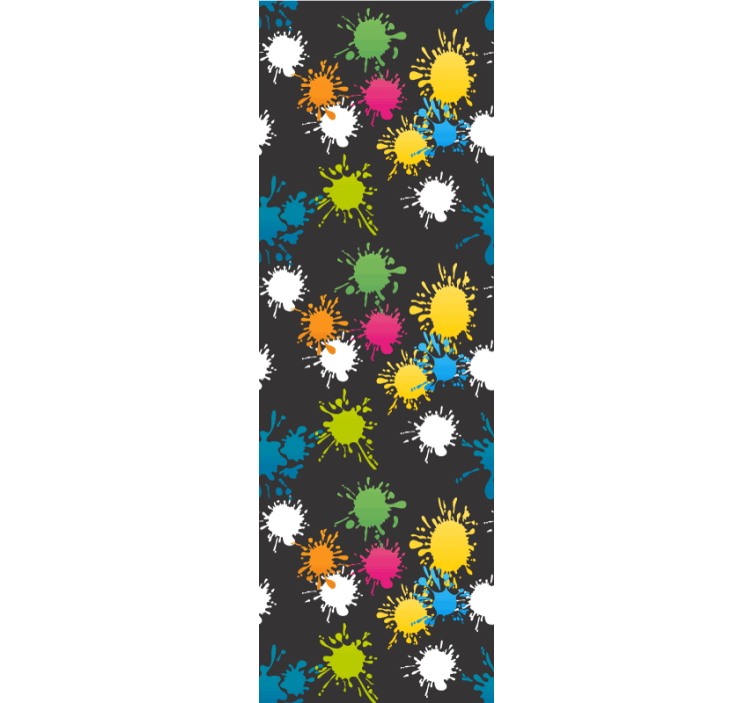 Color party art wallpaper - TenStickers