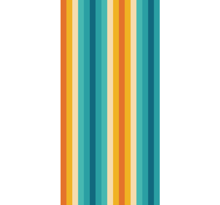 Striped Balance vertical striped wallpaper - TenStickers