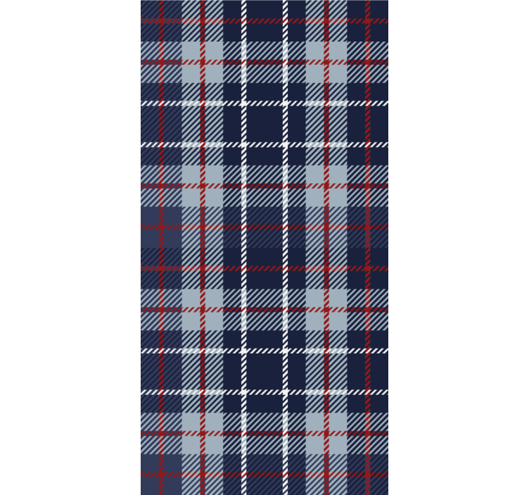 Tartan Plaid tiles wallpaper - TenStickers
