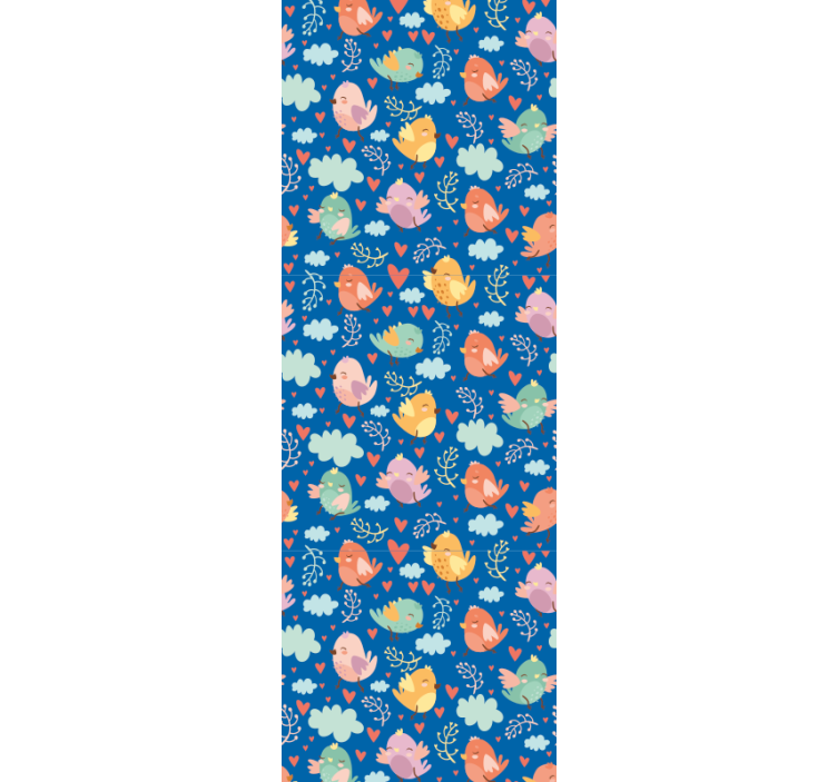 Colorful Friends birds wallpaper - TenStickers