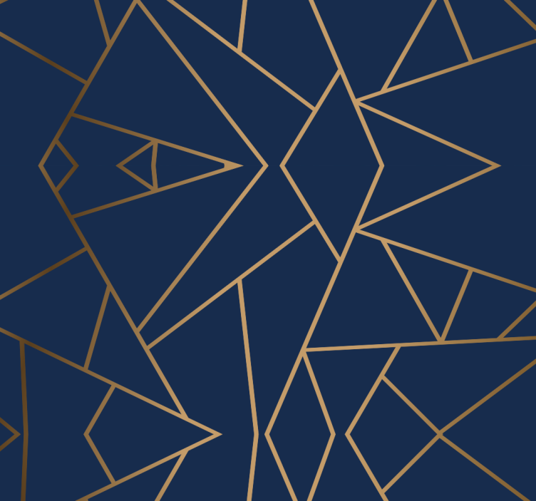 Abstract Angular Lines wallpaper geometric - TenStickers