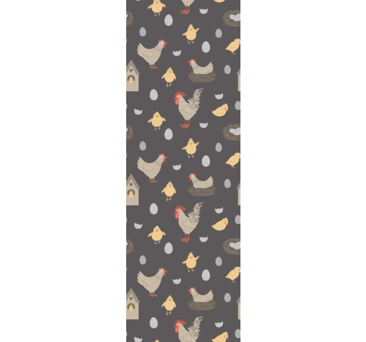 Farmyard Motif cute animal wallpaper - TenStickers
