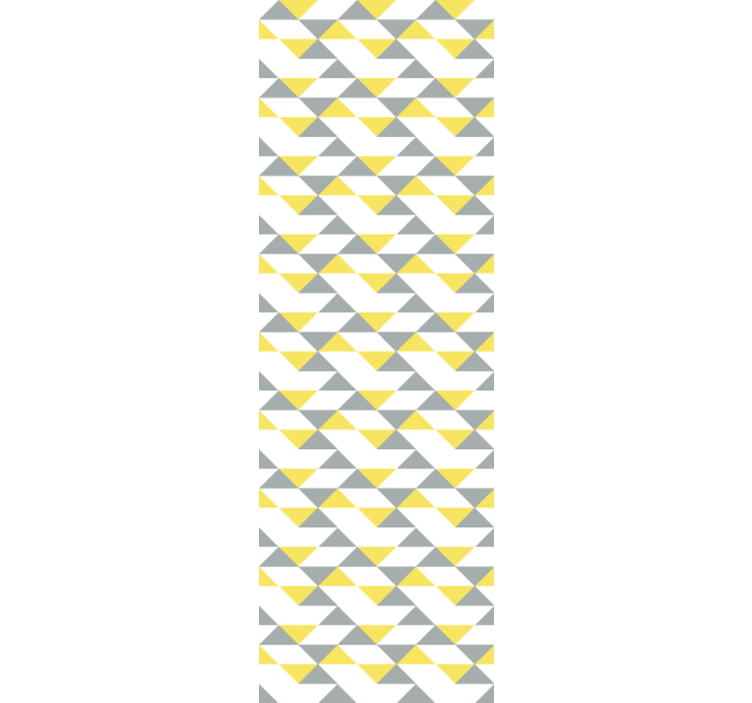 Angular Triangle wallpaper geometric - TenStickers