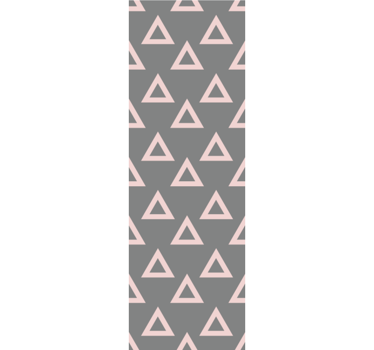 Triangular Motifs wallpaper geometric - TenStickers