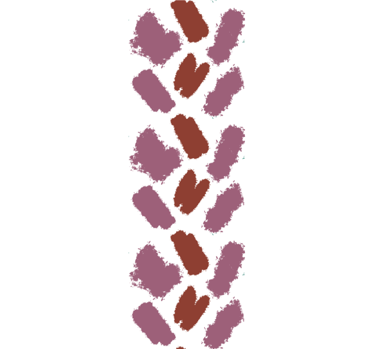 Brown Brush Strokes abstract wallpaper - TenStickers