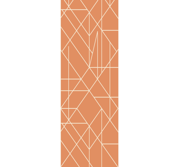 Geometric Straight wallpaper geometric - TenStickers
