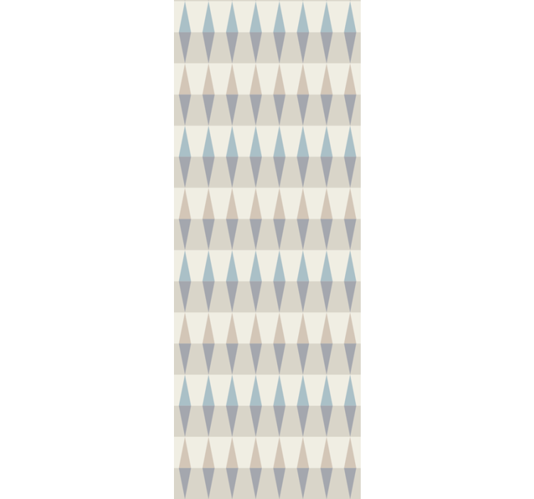 Stylized Diamond Pattern wallpaper geometric - TenStickers