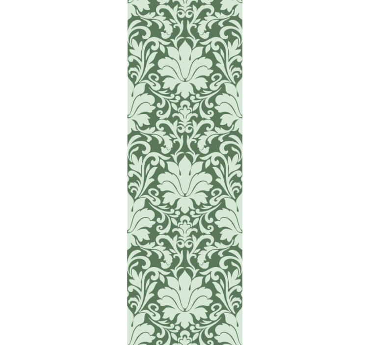 Elegant Foliage Motif wallpaper flowery - TenStickers