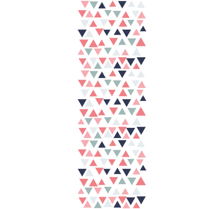 Wallpaper geometric triangle pattern - TenStickers
