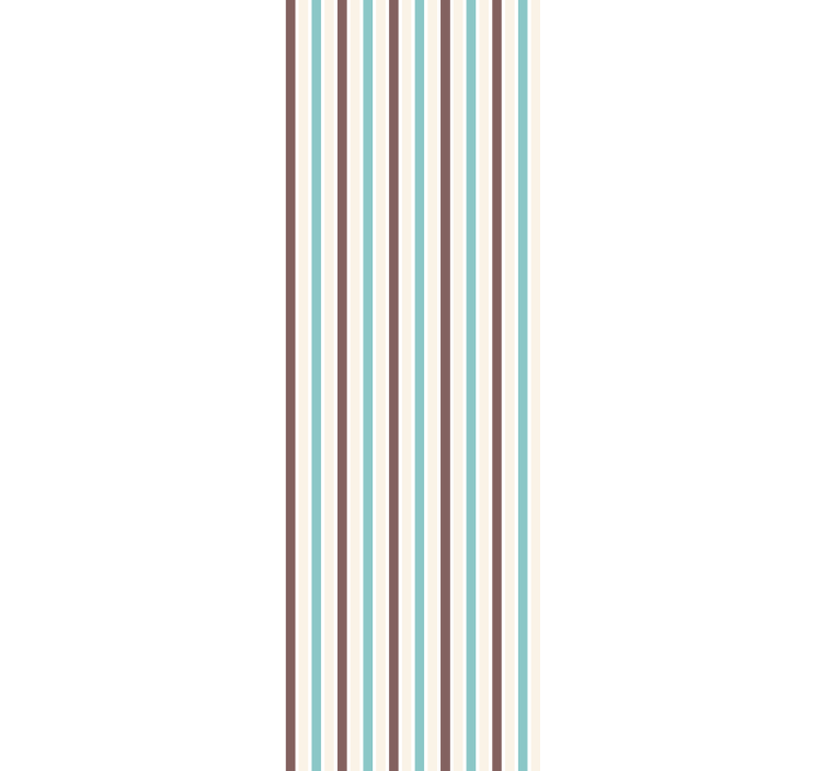 Upright Stripe Accent vertical striped wallpaper - TenStickers