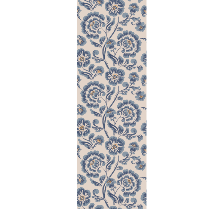 Floral Damask Elegance wallpaper flowery - TenStickers