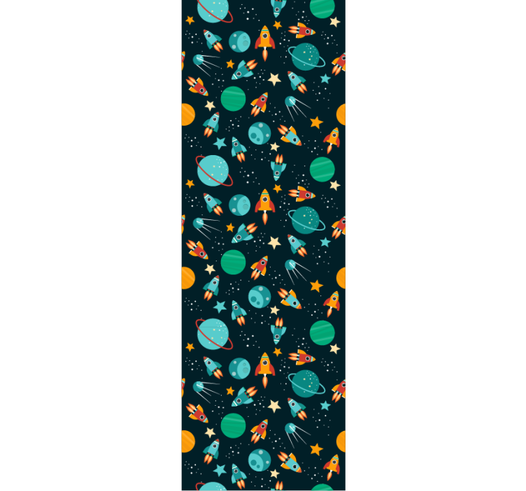 Space Exploration Scene stars wallpaper - TenStickers