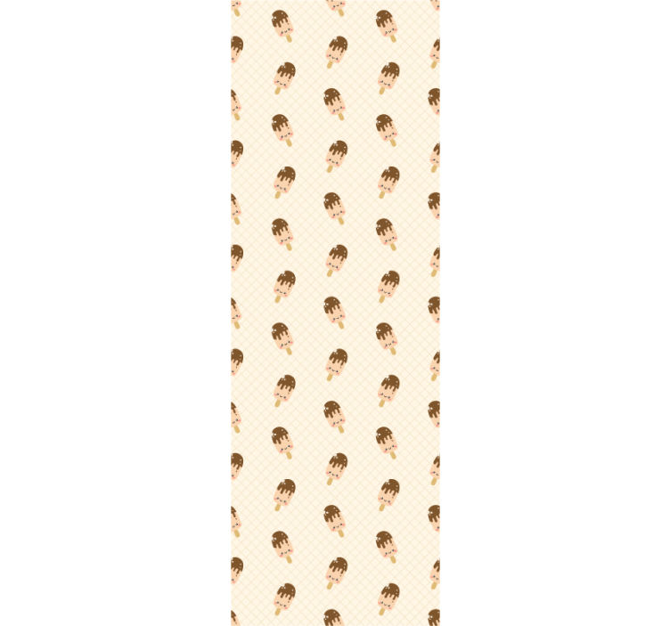 Adorable Ice Cream Cones wallpaper for the nursery - TenStickers