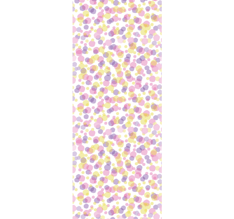Multicolor Polka wallpaper dots - TenStickers