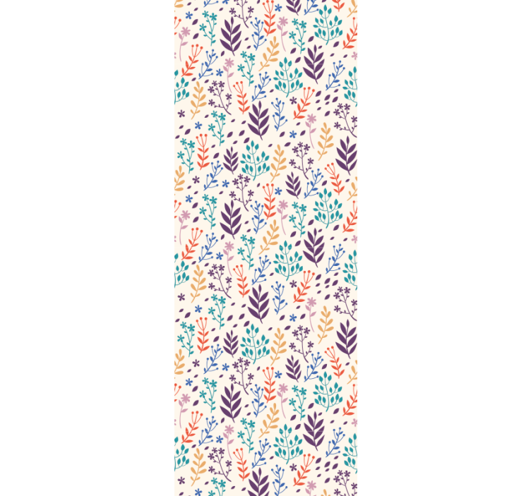 Autumnal Leaf Patterns leaves wallpaper - TenStickers