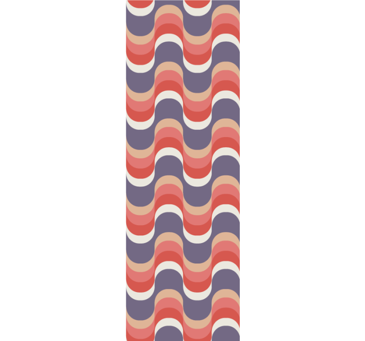 Rhythmic Wave Pattern wallpaper dots - TenStickers