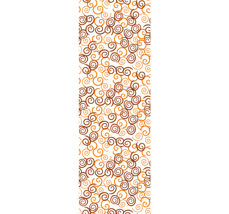Spiral Swirls Pattern geometric wallpaper - TenStickers
