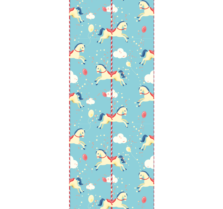 Circus Ducks Delight cute animal wallpaper - TenStickers
