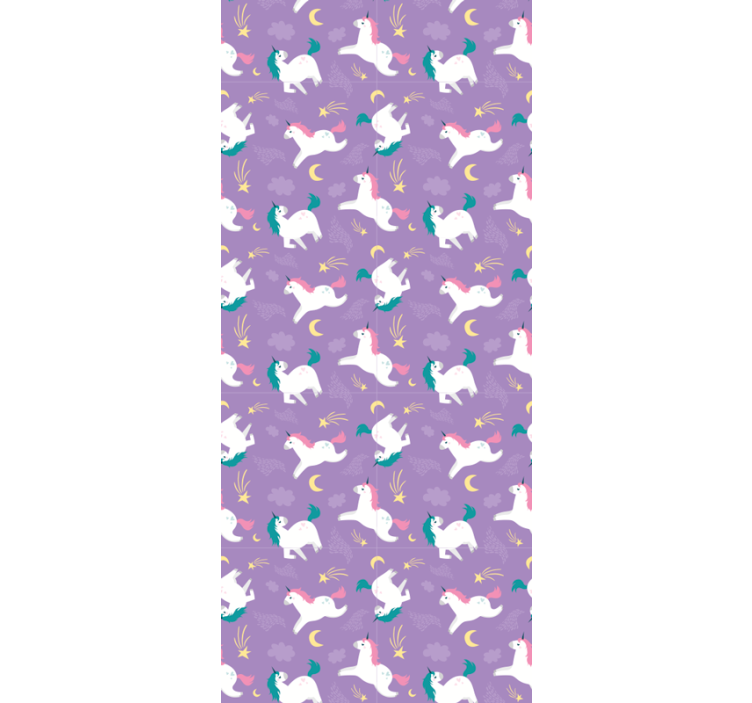 Mythical Creatures Pattern cute animal wallpaper - TenStickers