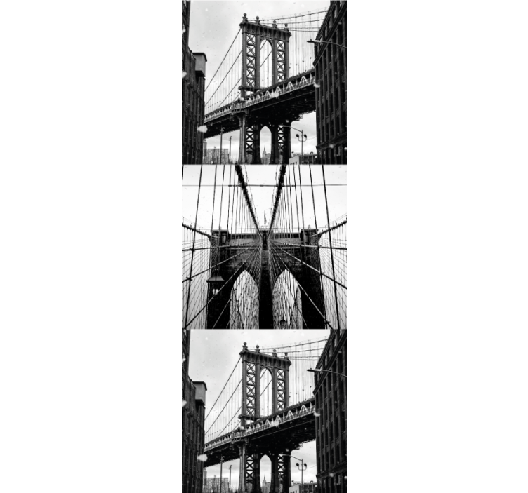 Bridge Panels city wallpaper - TenStickers