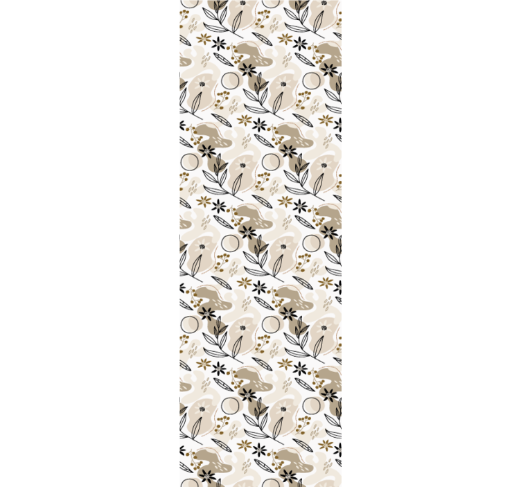 Botanical Fauna Pattern cute animal wallpaper - TenStickers