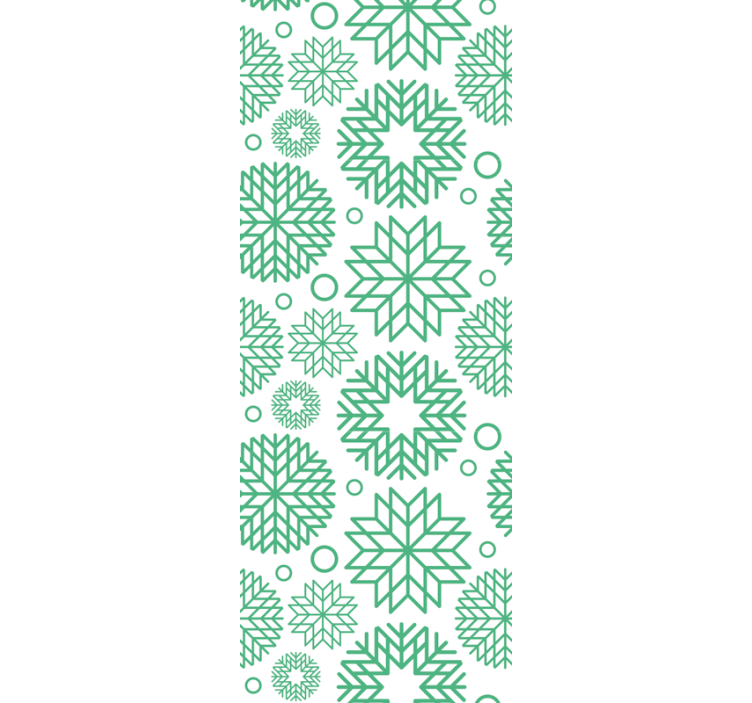 Wallpaper geometric floral patterns - TenStickers